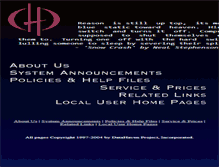 Tablet Screenshot of dhp.com