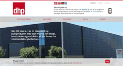 Desktop Screenshot of dhp.dk